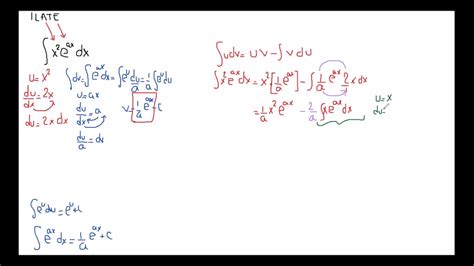 Integral Por Partes Algebraica Por Exponencial Youtube