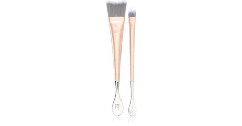 Real Techniques Skincare Brush Duo Kit De Pinceaux Notino Fr