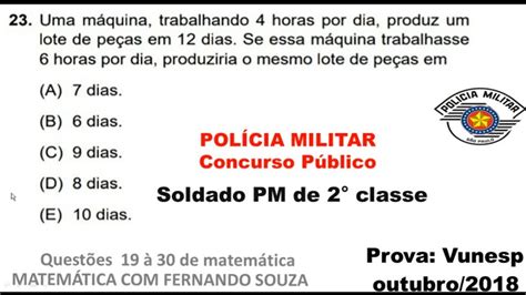 Concurso Público da Polícia Militar 2020 Soldado segunda classe