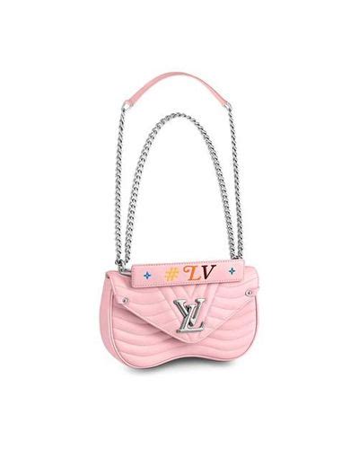 Lv New Wave Chain Bag Pink Eye Semashow