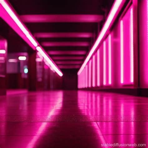 Neon Pink Square Stable Diffusion Online