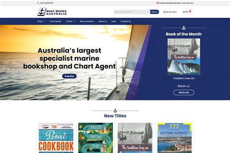 Boat Books Australia Spin Design