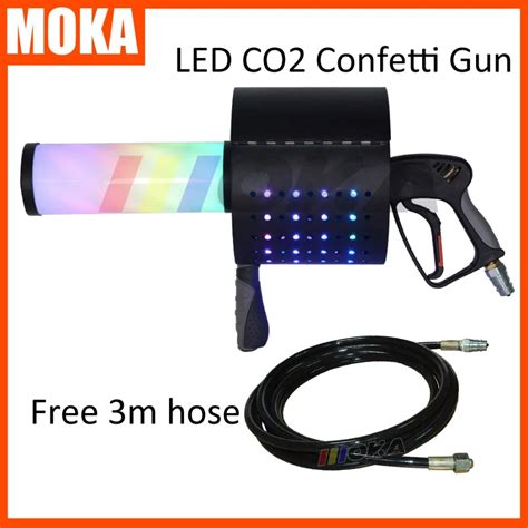 LED CO2 Confetti Gun LED CO2 Jet Machine LED CO2 Cryo Confetti Shooter