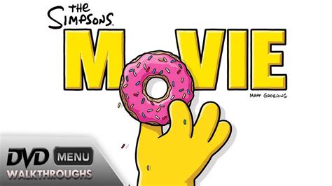 The Simpsons Movie 2007 Dvd Menu Walkthrough Youtube