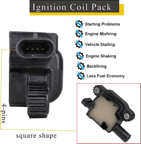 Replacement Parts Ignition Coil For Chevy Silverado Tahoe Suburban Express Impala Gmc Sierra