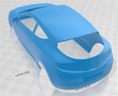 Renault Megane Coupe 2010 3D Model STL 3D Printable Shop