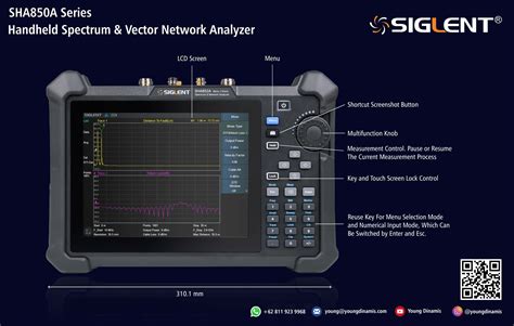 SHA850A Series Handheld Spectrum Vector Network Analyzer Siglent