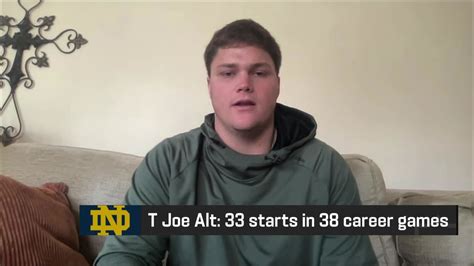 Notre Dame Offensive Tackle Prospect Joe Alt Joins Nfl Total Access