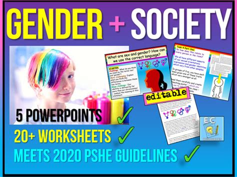 Gender And Society Pshe Teaching Resources