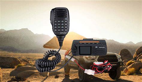 Retevis Rt M Cm Dual Band Dmr Mobile Radio With Gps Aprs