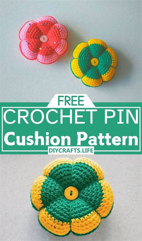 Fun And Creative Crochet Pin Cushion Patterns Diy Crafts
