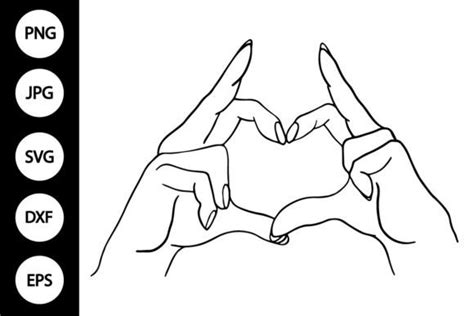 Outline Heart Svg Silhouette Heart Svg Graphic By Mydigitalart13