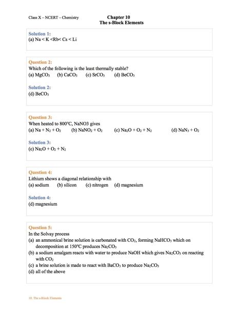 D And F Block Elements Ncert Solutions Class