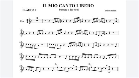 Il Mio Canto Libero Flauto Dolce Lezione N 4 Youtube