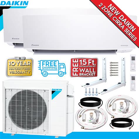 Daikin Zone Mounted Units With Cirra Series Mini Split Ac Heat Pump