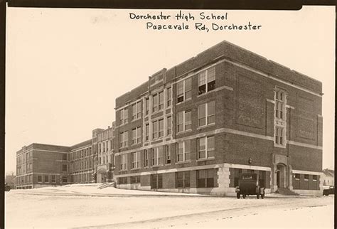 Dorchester High School Dorchester High Schol Peacevale Rd Flickr