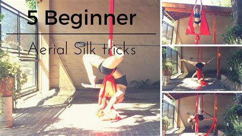 5 Begginer Aerial Silk Tricks Youtube