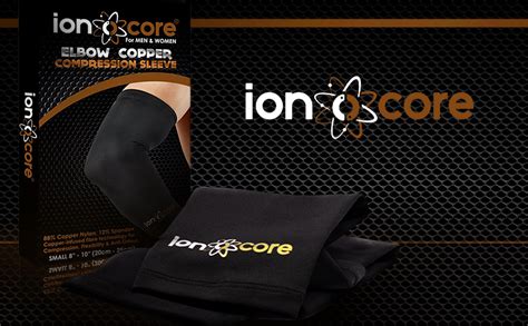 Ionocore® Elbow Support Protection System Copper Compression Tennis Golfers