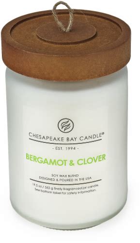 Chesapeake Bay Candle Heritage Bergamot And Clover Large Jar Candle