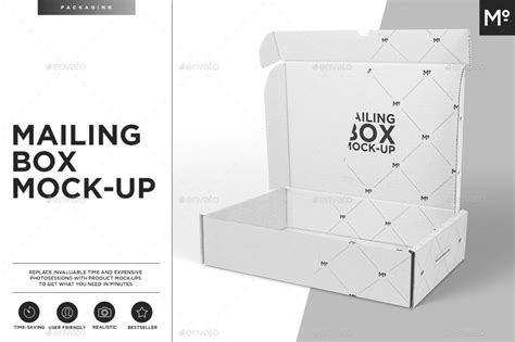 Creative Free Mailing Box Mockup Psd Templates