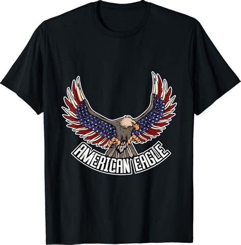 American Eagle Patriotic Usa Adler T Shirt Flagge 4 Juli T Shirt