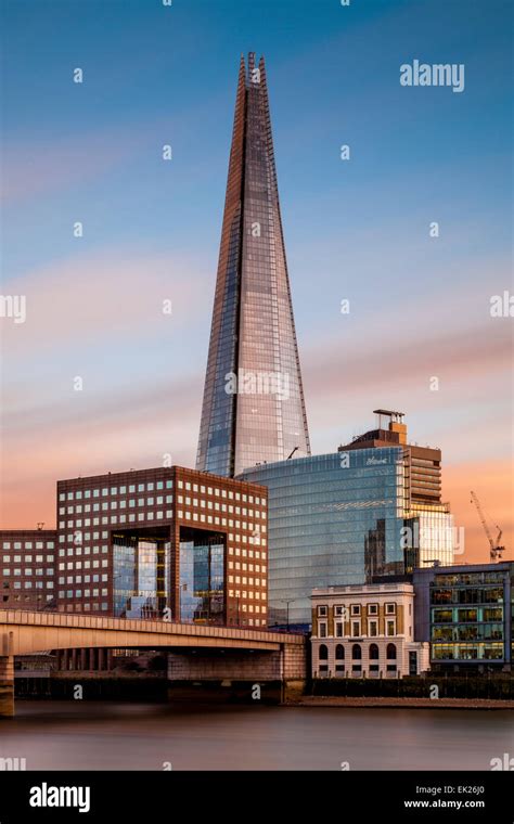 The Shard And London Bridge London England Stock Photo Alamy