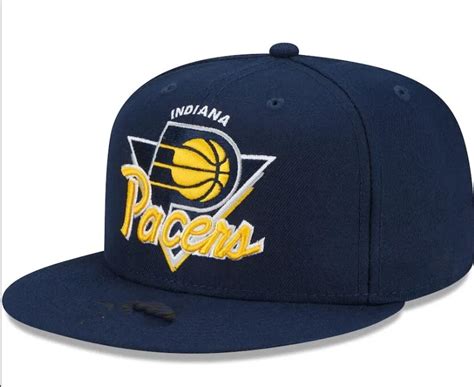 Pacers Ball Caps 2023 24 Unisex Mode Baumwolle Baseball Cap Snapback