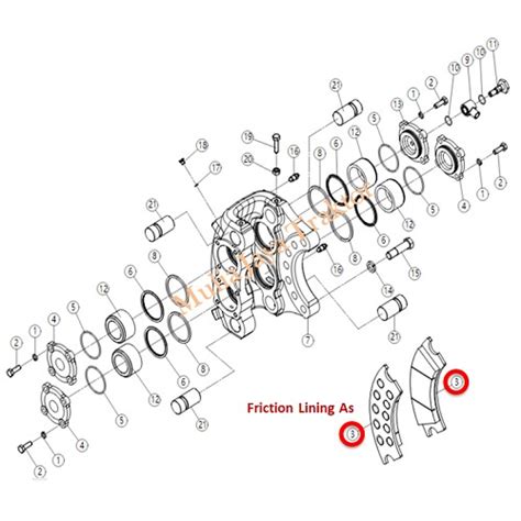 Jual Friction Plate Friction Lining Kampas Rem Wheel Loader