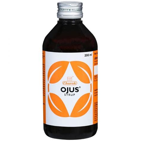 Charak Ojus Syrup 200ml For Indigestion Regulates Bowel Movements