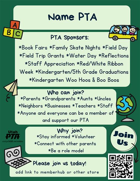 Free Pta Flyer Templates Online Ticketing For Ptas