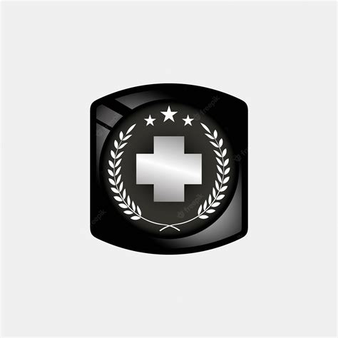 premium vector health  badge concept design
