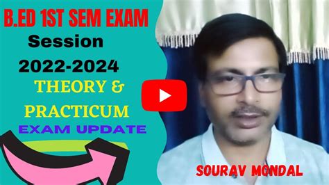 Wbuttepa Bsaeu B Ed St Sem Exam Update Theory Practicum