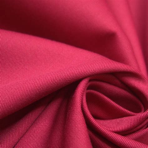 Cotton Gabardine Raspberry Sample Gala Fabrics