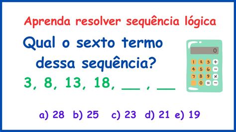 Como Resolver Sequ Ncia L Gica Aprenda Resolver Sequ Ncia Num Rica