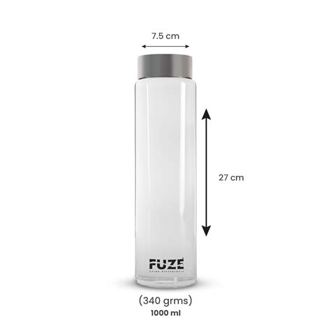 Fuzion Fridge Water Bottle 1000ml Fuze