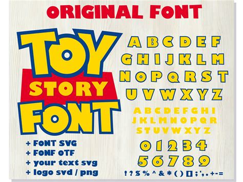 Toy Story Font Toy Story Svg Toy Story Font Svg Toy Story Etsy | Images and Photos finder