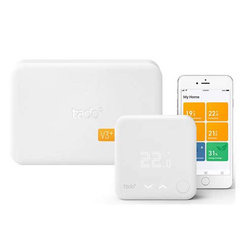 tado° Starter Kit - Wireless Smart Thermostat V3+ (Including Hot Water Control)