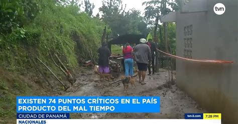 Más de 70 puntos críticos debido a las inundaciones en Chiriquí Ngäbe