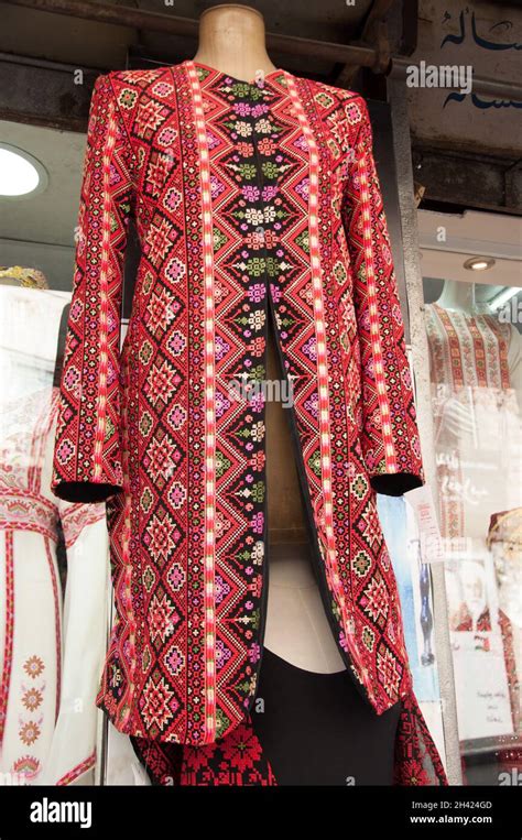 Traditional Dress Amman Jordan Middle East Stock Photo Alamy