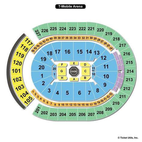 T Mobile Arena Las Vegas Nv Seating Chart View