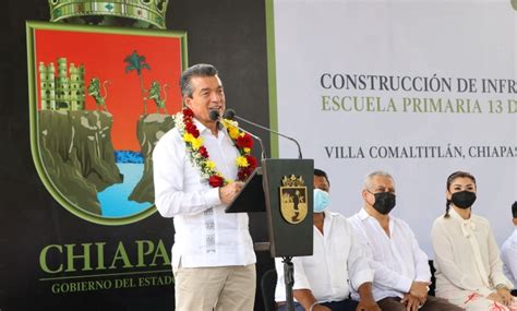 En Villa Comaltitlán Rutilio Escandón Inaugura Espacios Educativos de