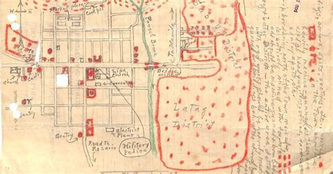 WWII Intelligence Map of Lipa City with Japanese Positions - Batangas ...