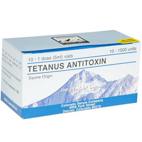 Tetanus Antitoxin - Premier1Supplies