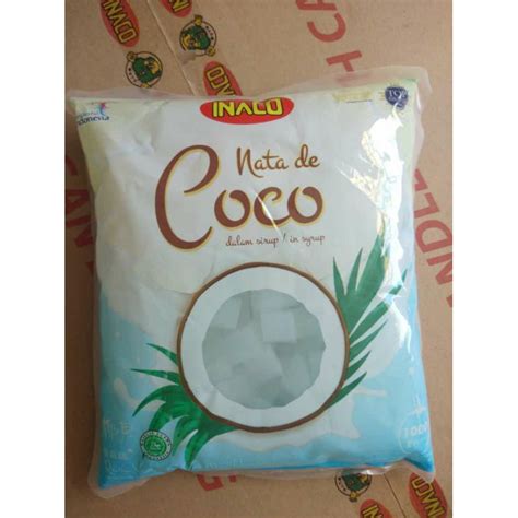 Jual Inaco Nata De Coco Minuman Rasa Vanila Kemasan 1kg Bag Shopee