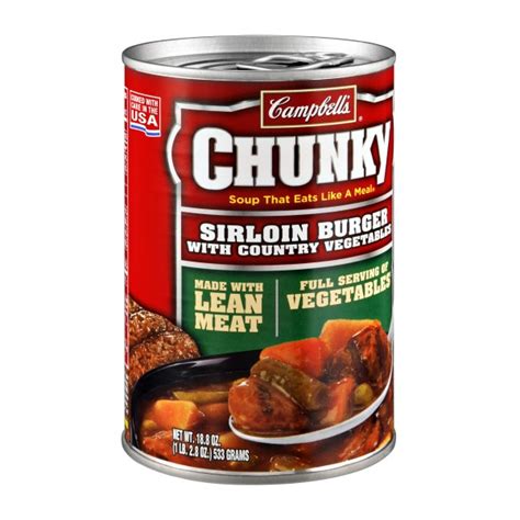 Campbell's Chunky Soup Sirloin Burger with Country Vegetables