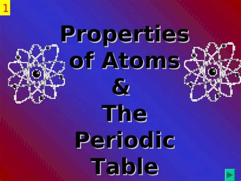 PPT Properties Of Atoms The Periodic Table 1 Examine The Structure