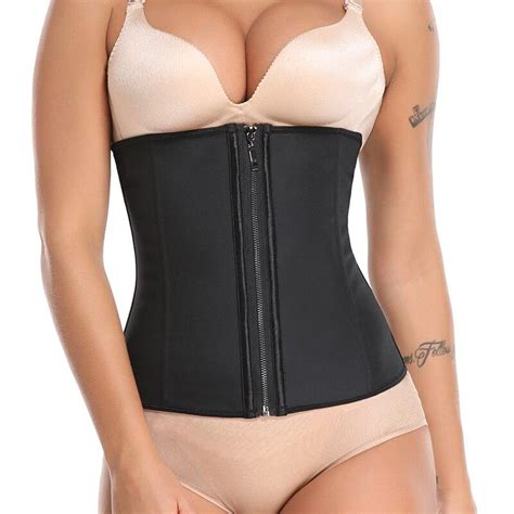 Cheap Latex Waist Trainer Cincher Corset For Women Weight Loss Shaper