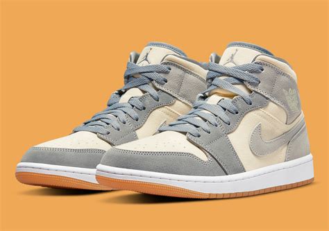 Air Jordan 1 Mid Coconut Milk Particle Grey Dn4281 100