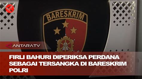 Firli Bahuri Diperiksa Perdana Sebagai Tersangka Di Bareskrim Polri