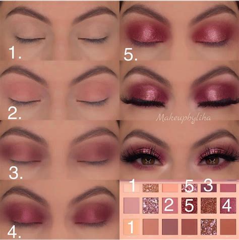 Huda Beauty Eye Shadow Palette Step By Step Tutorial An Easy To Do Eye